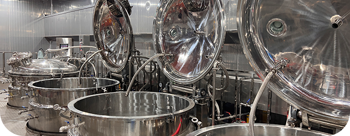 1일 40,000인분 생산이 가능한 푸드윈 대형 가열 탱크 설비