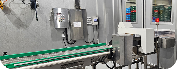 식품 안전성을 확보하는 고감도 금속 이물질 검출 공정